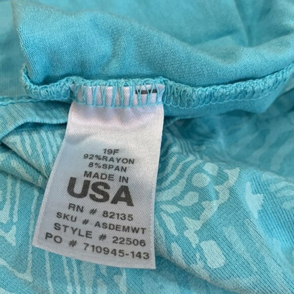 XXL Fresh produce Teal sundress - Picture 4 of 4